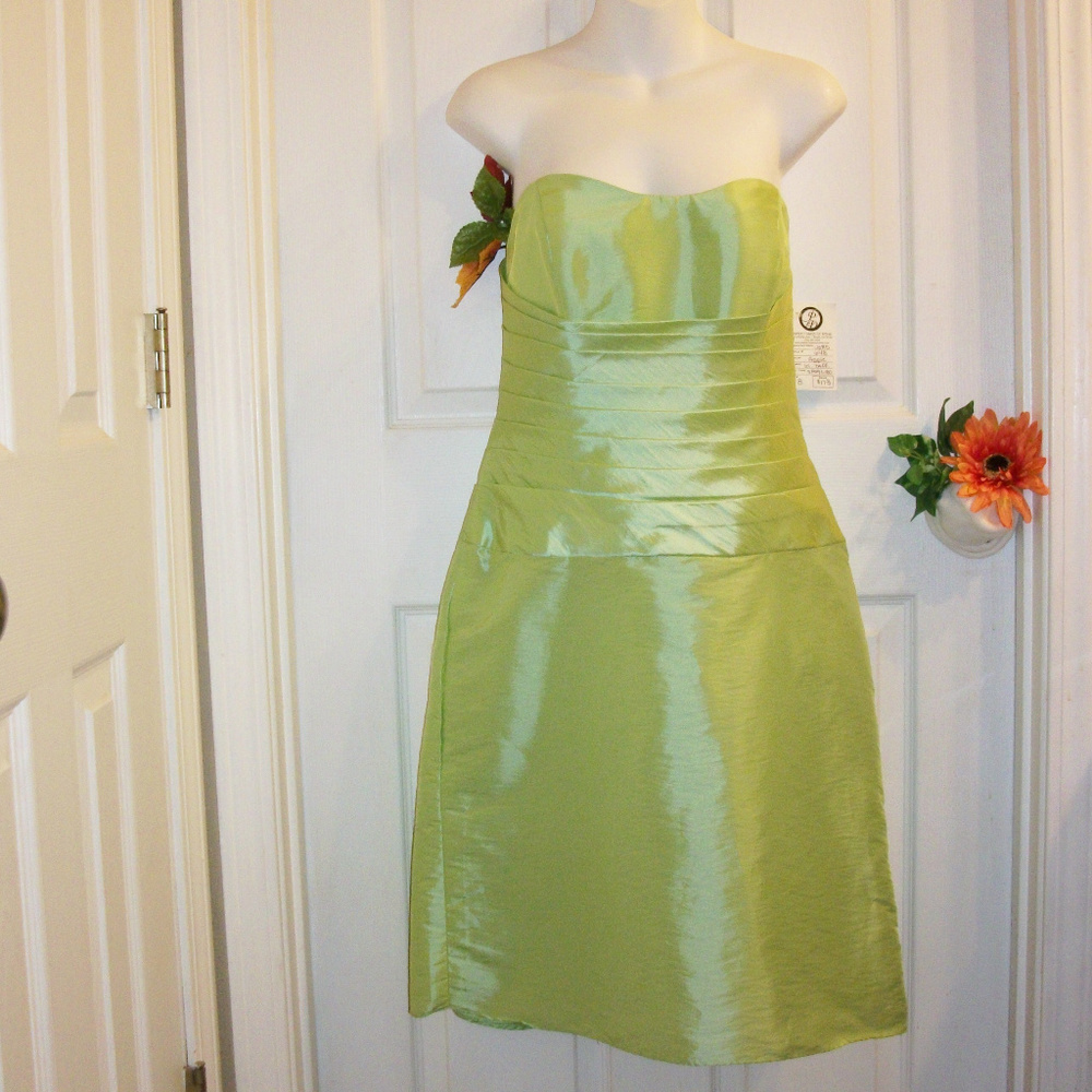 ❄️HP❄️ JORDAN Iridescent Strapless Cocktail Dress NWT